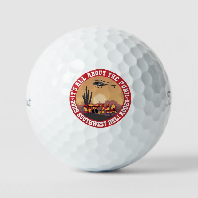 2025 SW Rodeo Golf Balls Golfball (Vorderseite)