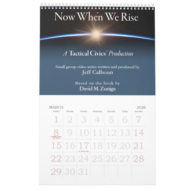 2025 Taktischer Civics™-Kalender Kalender (Mär 2026)