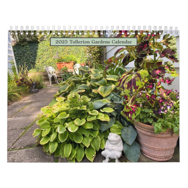 2025 Tollerton Gardens Calendar for Inger Kalender (Titelbild)