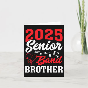 2025 und Senior Brother Cl von 2025 Abschluss Karte