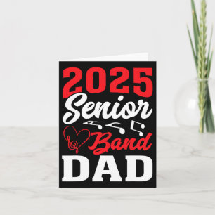 2025 und Senior Vater Cl von 2025 Abschluss Karte