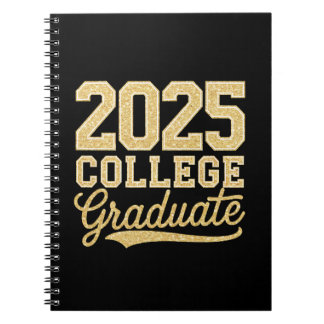 2025 Uni Graduate Abschluss Senior School Notizblock