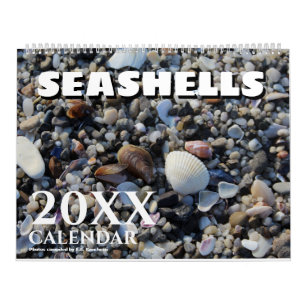 2025 Wall Seashell Kalender Geschenk