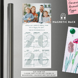 2025 Weihnachten 2026 Kalender Foto benutzerdefini Magnetkarte