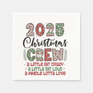 2025 Weihnachts-Crew-Familien-Matching-Outfit Xmas Serviette