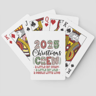 2025 Weihnachts-Crew-Familien-Matching-Outfit Xmas Spielkarten