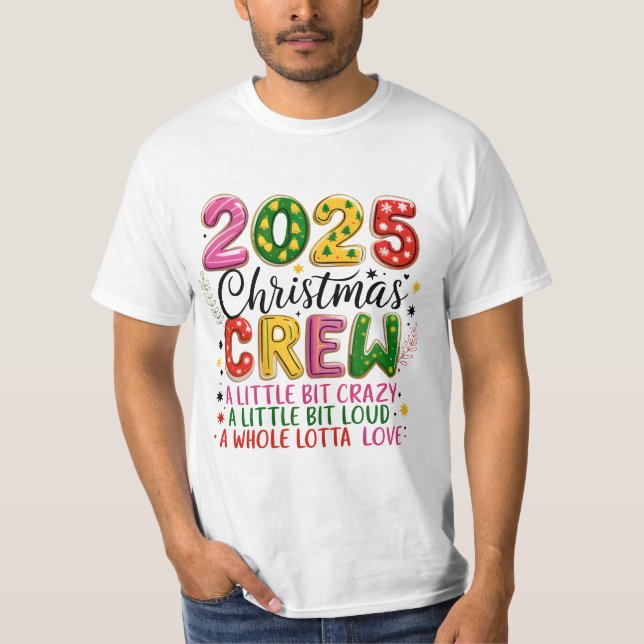2025 Weihnachts-Crew T-Shirt (Vorderseite)