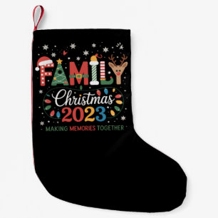 2025 Weihnachtsmannschaft Wir sind Familie Festlic Kleiner Weihnachtsstrumpf