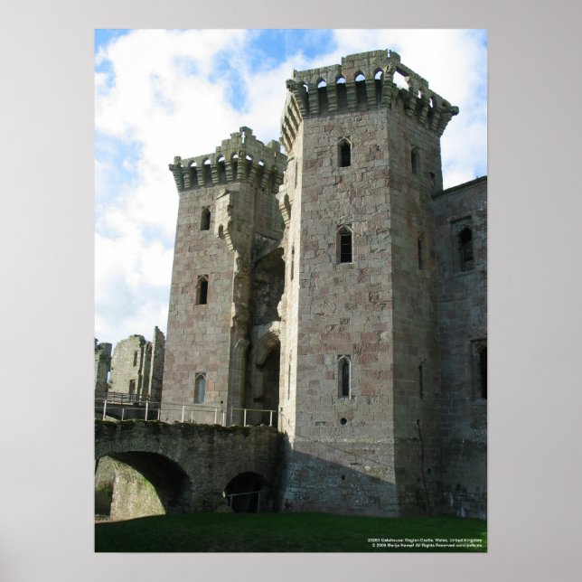 20263 Schloss Gatehouse Raglan Poster (Vorne)