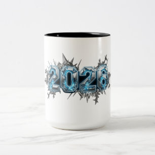 2026, 15OZ ZWEITON-KAFFEETASSE ZWEIFARBIGE TASSE