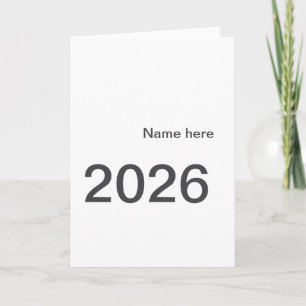 2026 2027 2028 Name Titel hier Jahr fett Buchstabe Karte