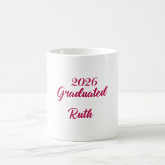 2026 Absolventen-Kaffeetasse | Tasse mit Namen anp