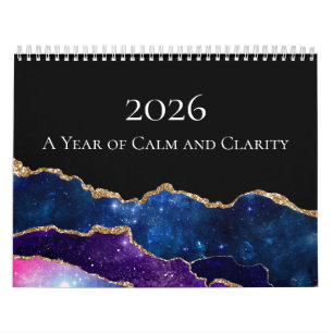 2026 Agate Ruhiger Klarheitskalender Kalender