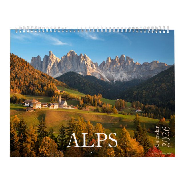 2026 Alpen Natur & Landschaft Foto Kalender (Titelbild)