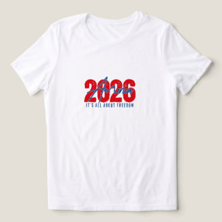 2026 America – It’s All About Freedom for family  Tri-Blend Shirt