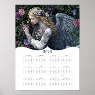 2026 Angel Volljähriger Mauerkalender Poster