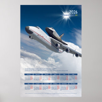 2026 Antonov An-225 Mrija Tribut Poster-Kalender Poster