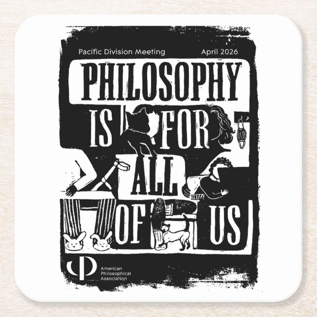 2026 APA Pacific Division coaster Rechteckiger Pappuntersetzer (Vorderseite)