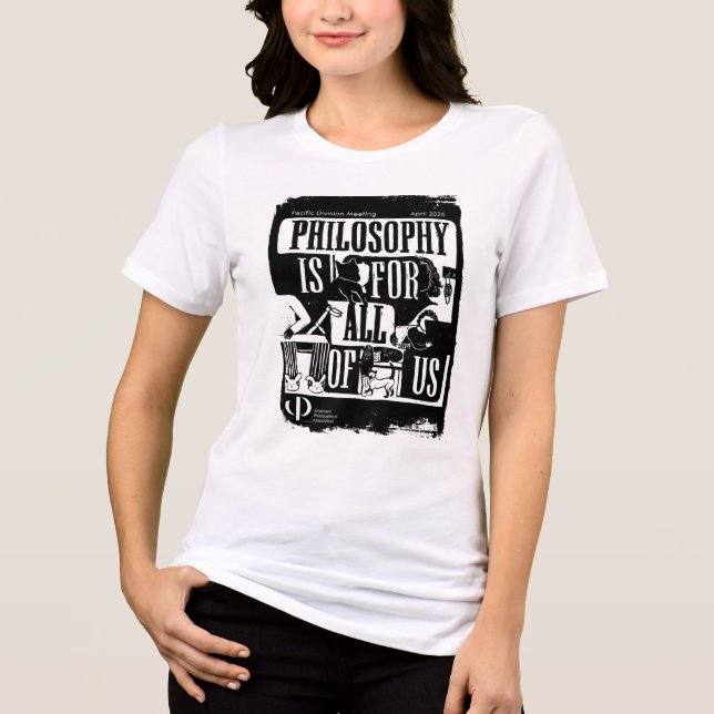 2026 APA Pacific Division Meeting T-Shirt Tri-Blend Shirt (Vorderseite)