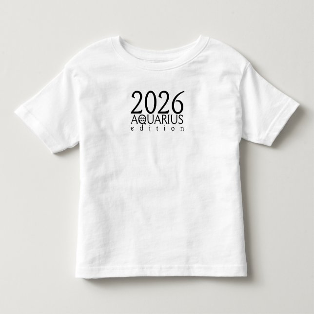 2026 Aquarius edition with symbol Kleinkind T-shirt (Vorderseite)