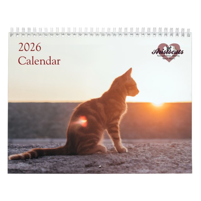 2026 Aristocats Calendar Kalender (Titelbild)