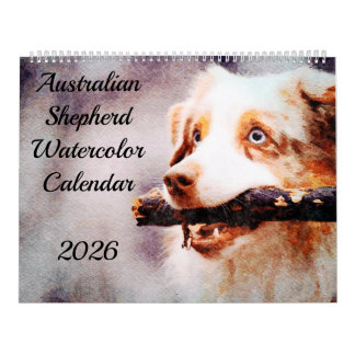 2026 Australian Shepherd Cattle Dogs Aussies Gift Kalender