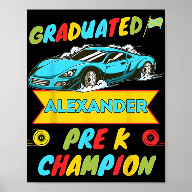2026 Auto Alexander Personalisierter letzter Tag d Poster (Vorne)