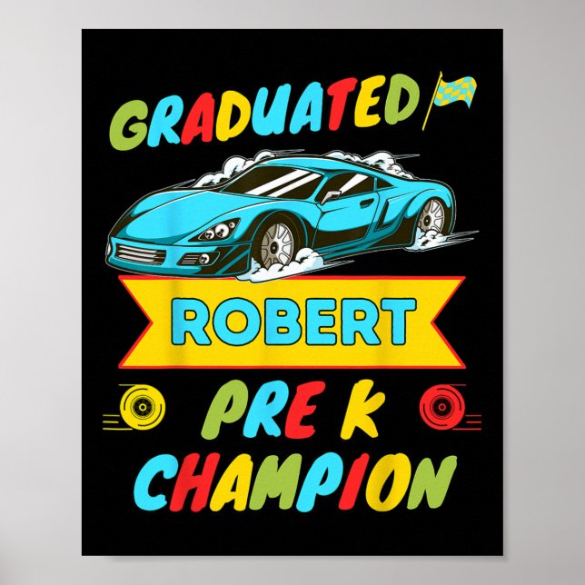 2026 Auto Robert Personalisierter letzter Tag der  Poster (Vorne)