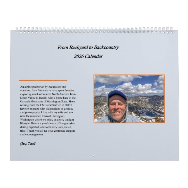 2026 Backyard to Backcountry Kalender (Titelbild)