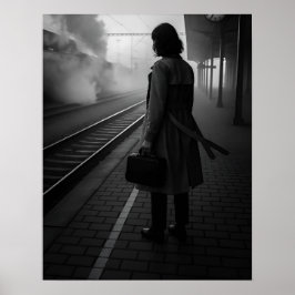 2026 Bahnsteig-Plattform - Solitude Druck Poster