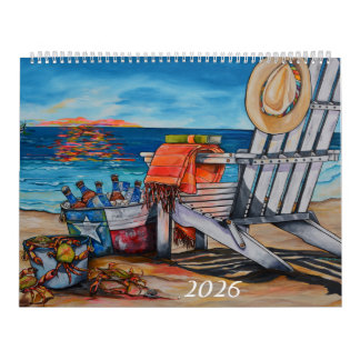 2026 Beachy Künstler-Serienkalender Kalender
