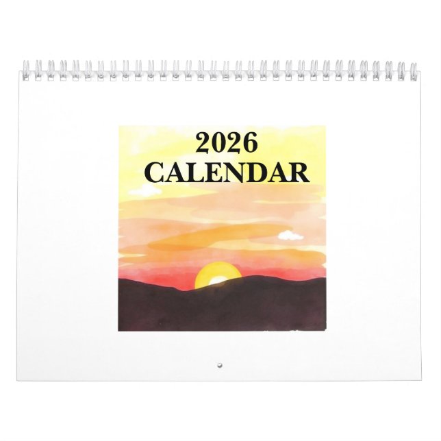 2026 Benutzerdefinierter Fotokalender Kalender (Titelbild)