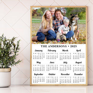 2026 Benutzerdefinierter moderner Kalender mit Fot Poster