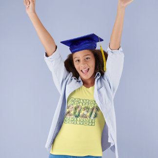 2026 Benutzerdefiniertes Foto-Abschluss-T-Shirt T-Shirt