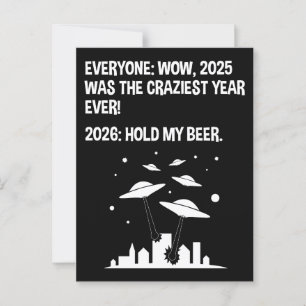 2026 Bier halten Postkarte
