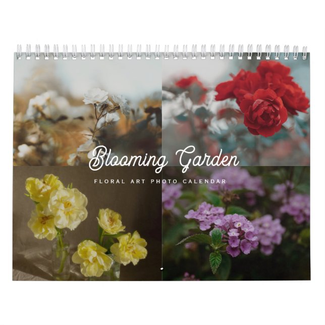 2026 Blooming Garden Floral Photo Kalender (Titelbild)