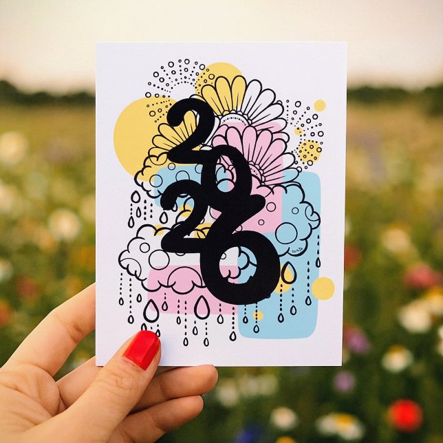 2026 Blühen nach dem Regen Postkarte (Von Creator hochgeladen)