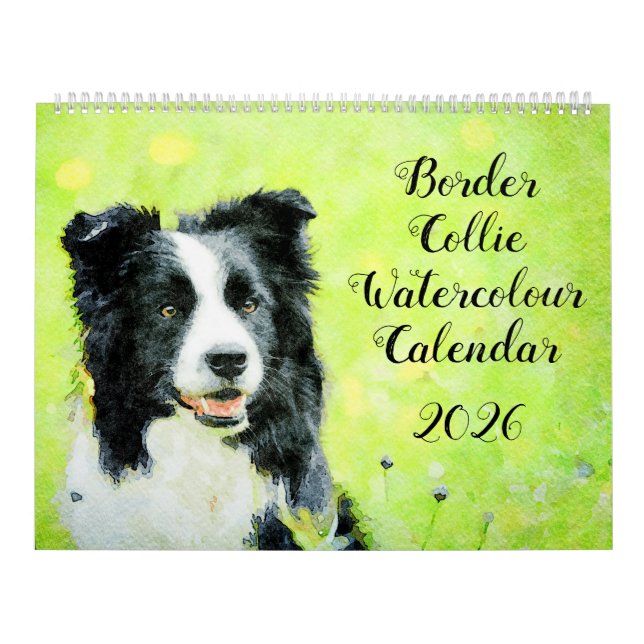 2026 Border Collie Sheep Dog Mom Owner Lover Gift Kalender (Titelbild)