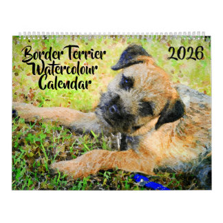2026 Border Terrier Hund Mama Geschenk Border Lieb Kalender