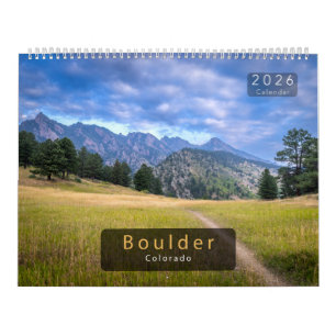 2026 Boulder Colorado Naturkalender Kalender