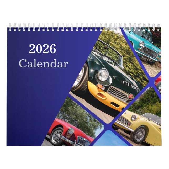 2026 British Classics Calendar Kalender (Titelbild)