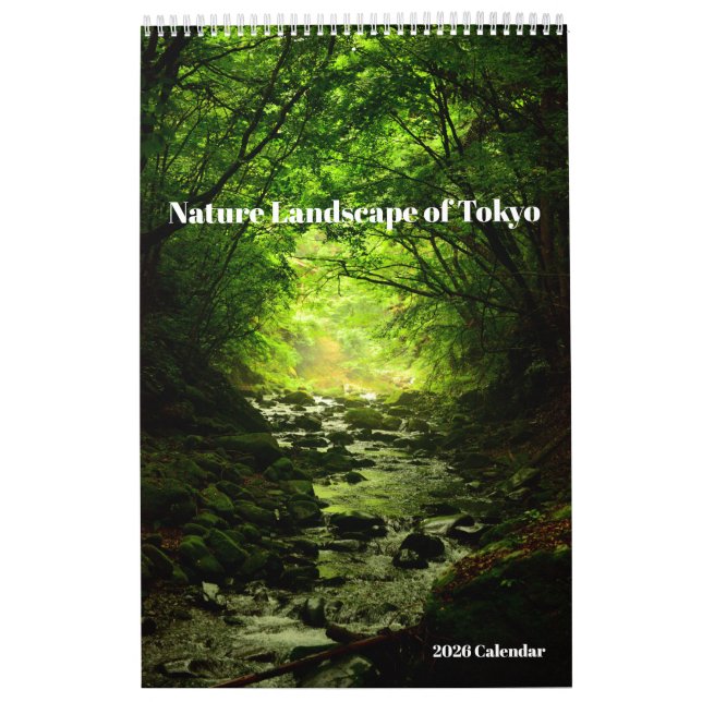 2026 Calendar , Nature landscape of Tokyo Kalender (Titelbild)