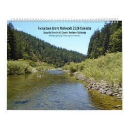 2026 Calendar Richardson Grove California Layout 2 Kalender