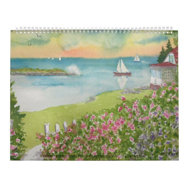 2026 Calendar Roseann Meserve Watercolor Artist  Kalender (Titelbild)