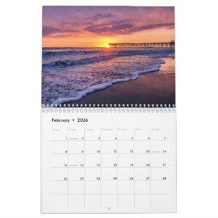 2026 California Sunset Kalender