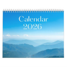 2026 Calm Calendar — Minimalist Soft Aesthetic