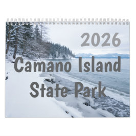 2026 Camano Island State Park Personalisiert Kalender