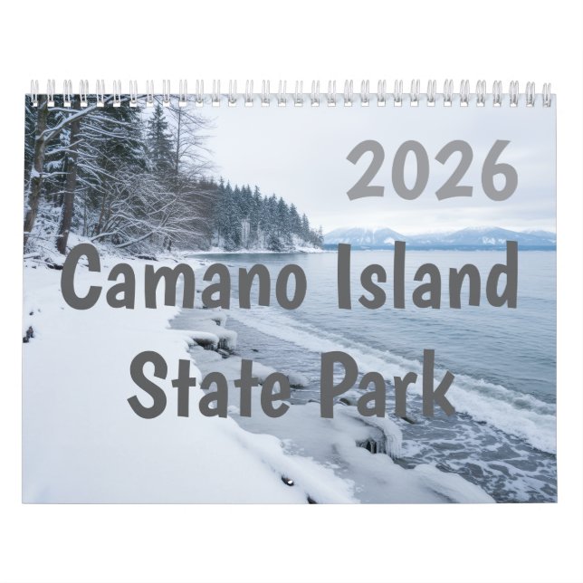 2026 Camano Island State Park Personalized Kalender (Titelbild)