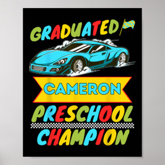 2026 Cameron Personalisierter letzter Tag im Vorsc Poster