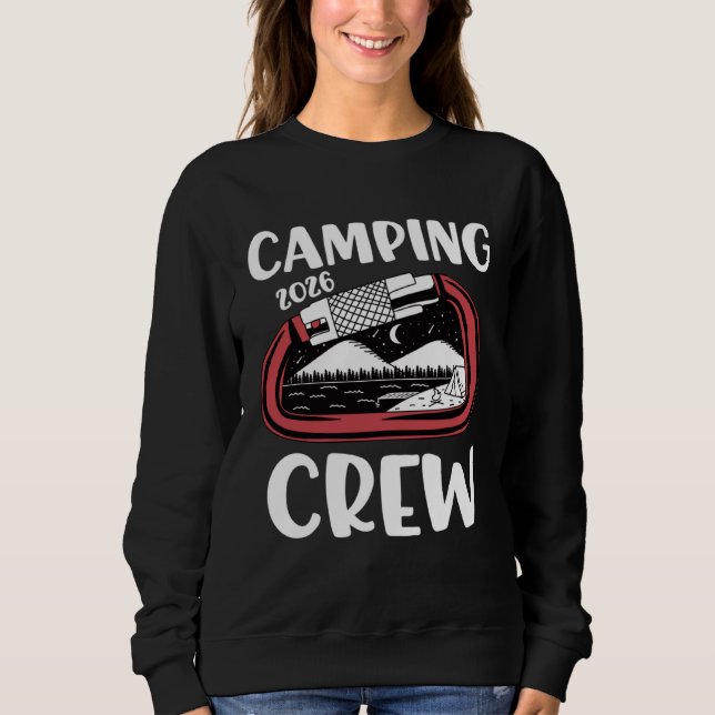 2026 Camping Crew  Family Camping Trip Group Carab Sweatshirt (Vorderseite)